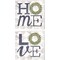 Eucalyptus Wreath B by Marla Rae 14" x 14" Canvas Wall Art (Set of 2)